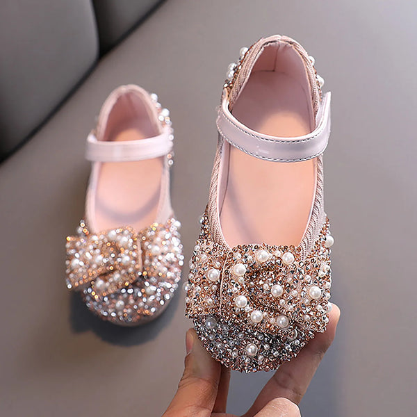 Sandals Toddler Girl Childrens Shoes Pearl Rhinestones Shining Kids Shoes Baby Girls Shoes Girls Thong Sandals Size 3
