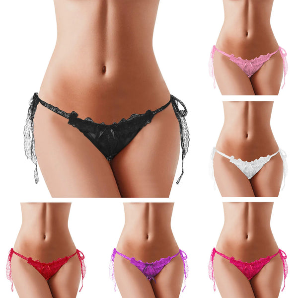 New Tie Side Hollow Panties Sexy Underwear Women'S Lingerie Female Briefs G-String Thong Underpants T-Back Pantys Intimates L2