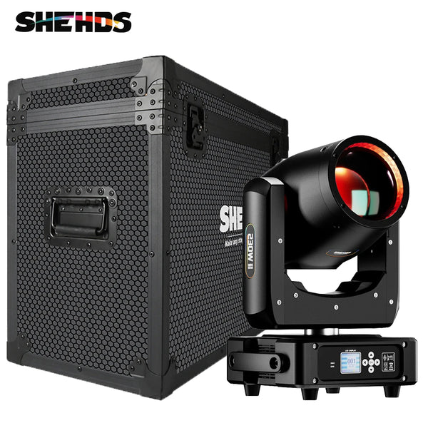 SHEHDS Mini Bulb Beam 230W 7R Moving Head Lighting With Flight Case For DJ Disco Christmas Lights With DMX Home Party Audience