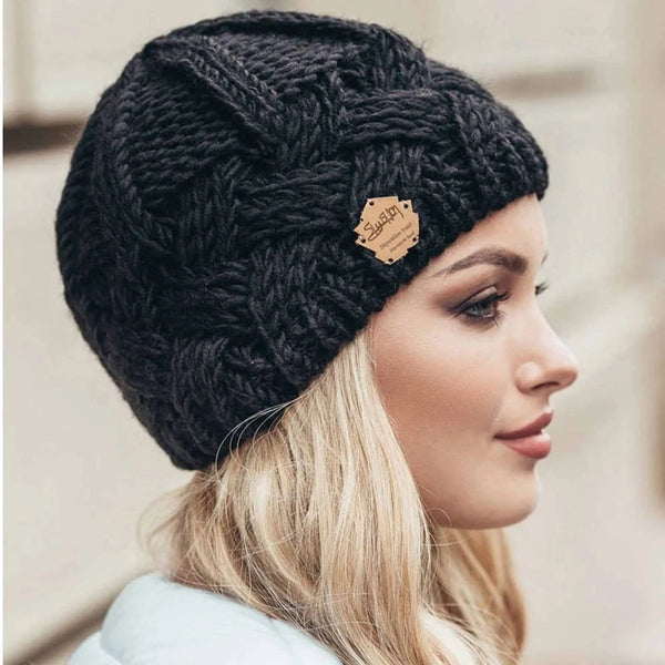 Mountain Hat Women Warm Fashion Winter Hemming Women Wool Knitted Keep Hats Hat Baseball Caps Adapt A Caps