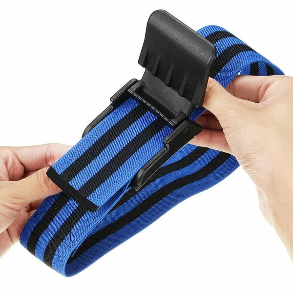 1 Pair BFR Training Fitness Gym Bands Blood Flow Restriction Occlusion Bandage Sports Exercise Bodybuilding Biceps Bands Belts