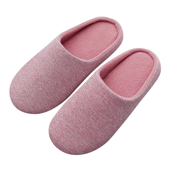Plus Velvet House Slippers For Women Shoes Round Toe Flats Foam Fur Slippers Warm Shoes For Women Cartoon House Slippers